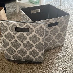 Two target cubby bins
